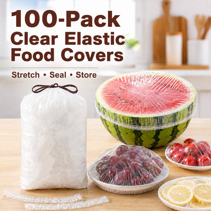 🥳2026 HOT SALE🥳💞50K+ SOLD! 🍽️✨ 50% OFF! Stretch Food Covers – elastic clear seal fits bowls & plates in seconds. Durable PE, reusable & keeps leftovers fresh! 🛡️✅