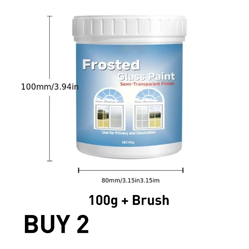 Glass Vase DIY Frosted Paint