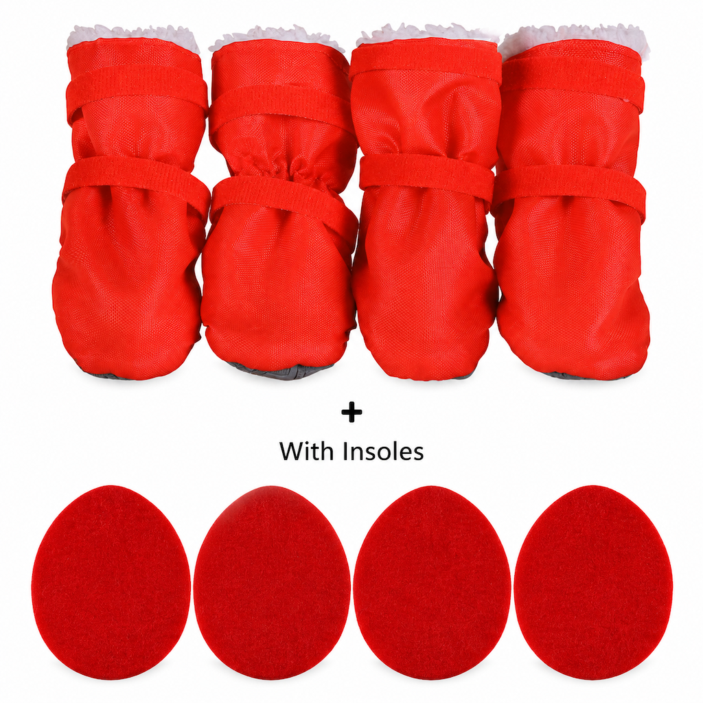 Insulated Dog Boots with Non-Slip Soles – product image