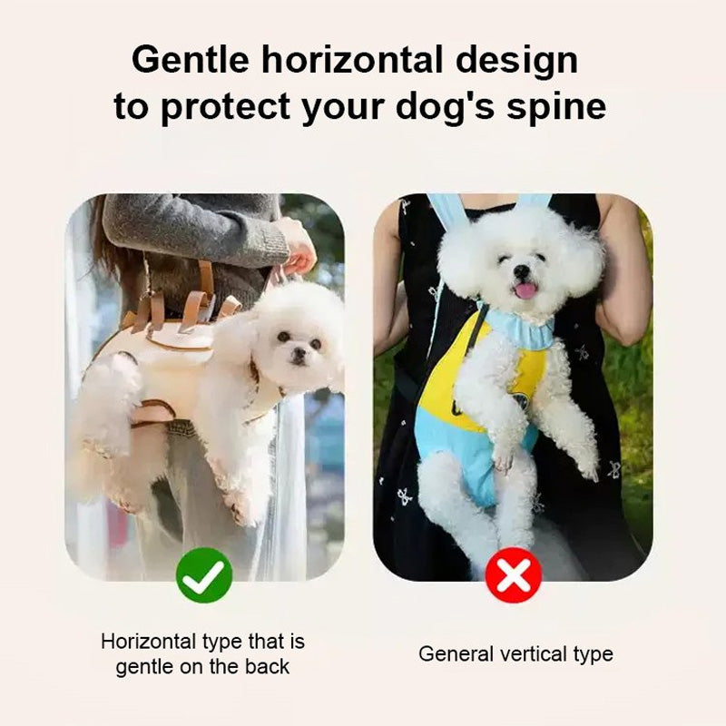🐱🐶 2-in-1 Portable Pet Carrier/Sling/Tote | Breathable Blended Fabric, Padded Sponge Shoulder Strap🔄