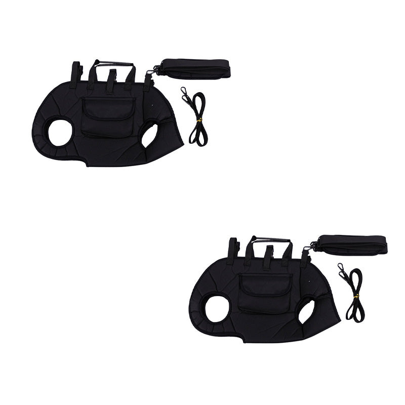 🐱🐶 2-in-1 Portable Pet Carrier/Sling/Tote | Breathable Blended Fabric, Padded Sponge Shoulder Strap🔄